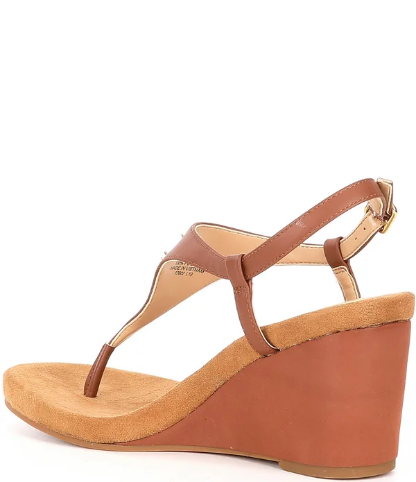 Lauren Ralph Lauren Jeannie Wedge Sandals - Black