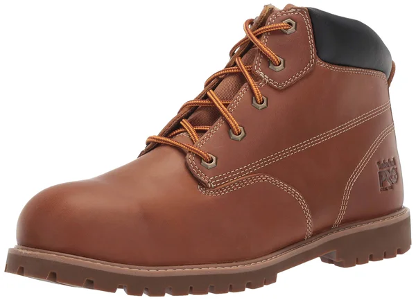 Timberland Pro Men's 6 in. Gritstone Steel Toe Work Boot, Wheat
