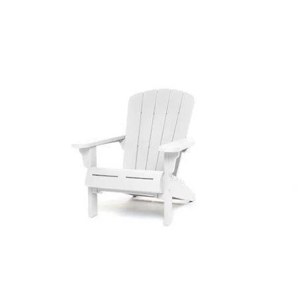 Keter Adirondack Chair - Resin Outdoor Furniture, White