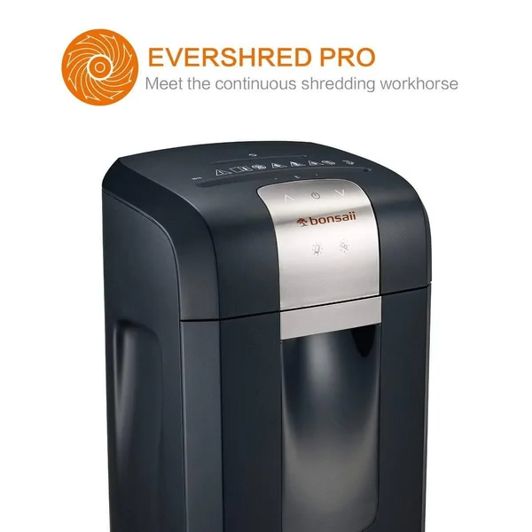 Bonsaii EverShred Pro 12-Sheet Heavy Duty Cross-Cut Paper - CD, Credit Card Shredder 3S16