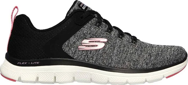 Women's Skechers Flex Appeal 4.0 Sneaker - Size: 6.5, Black