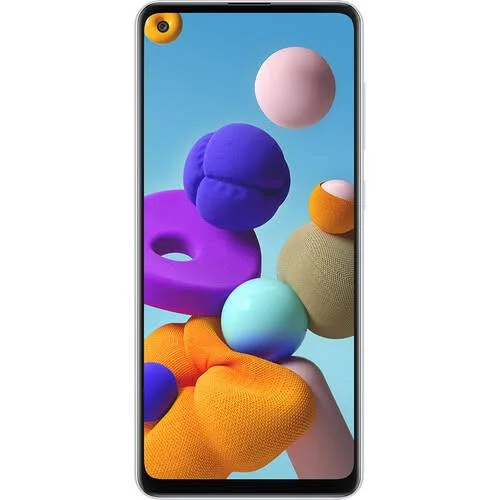 Samsung Galaxy A21s SM-A217M Dual-SIM 64GB Smartphone Unlocked, White, gsm, 2020, 6.5