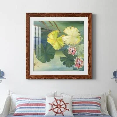A Moment in Time III - Picture Frame Painting Print on Paper Bay Isle Home Frame Color: Walnut Framed, Size: 34.5x22 H x 34.5x22