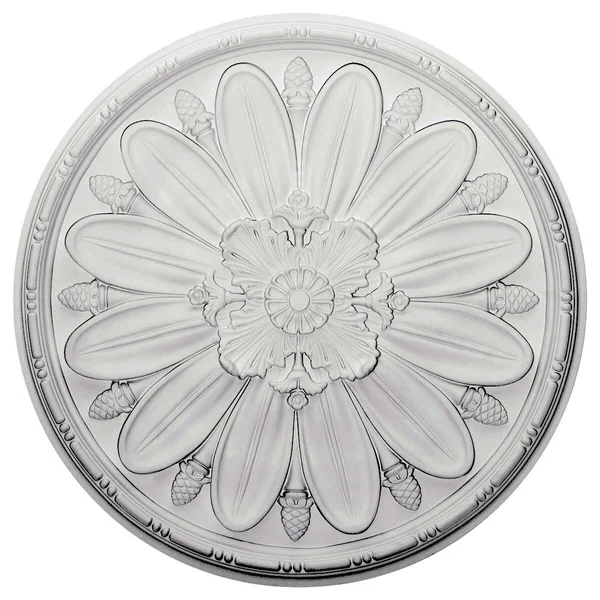 29 7/8x22OD x 1 3/8x22P Fairfax Ceiling Medallion - Hand-Painted Walnut
