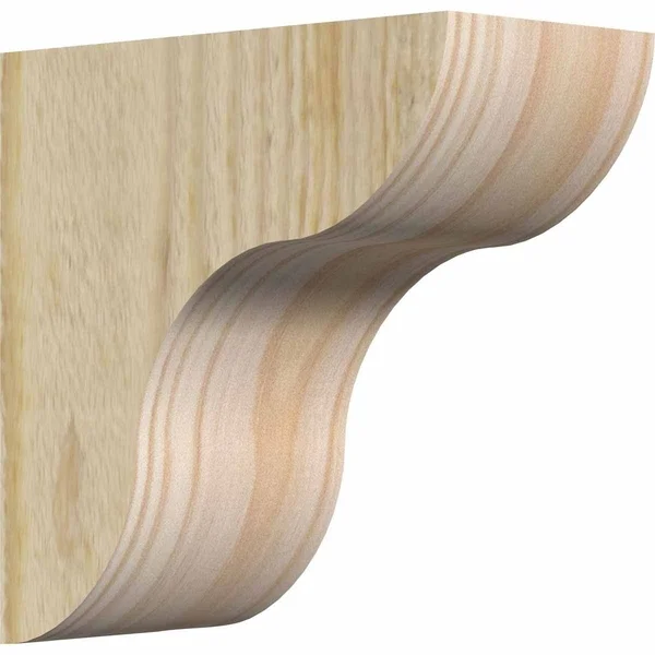 4x22W x 8x22D x 8x22H Carmel Rough Sawn Corbel, Douglas Fir
