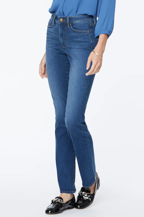 Nydj Slim Bootcut Jeans - Presidio - Blue - 18