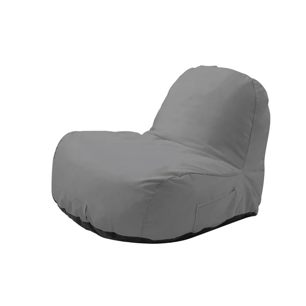 Loungie Nylon Bean Bag Chair Indoor/Outdoor Water Resistant Beige