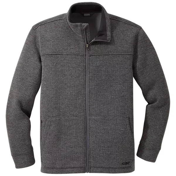 Outdoor Research Men's Flurry Zip Jacket - Large - Charcoal