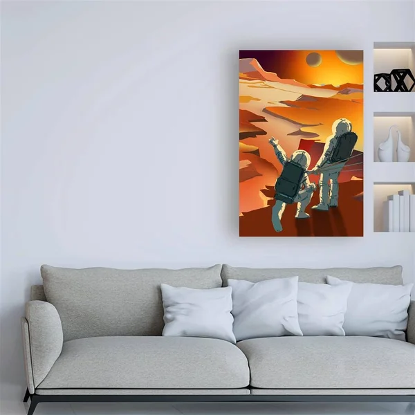 Trademark Art Nasa 'Surveyors Wanted' Canvas Art