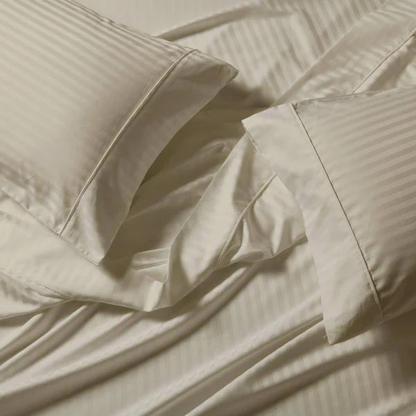 Royal Tradition 650 TC Bed Sheets Striped Damask King, Linen