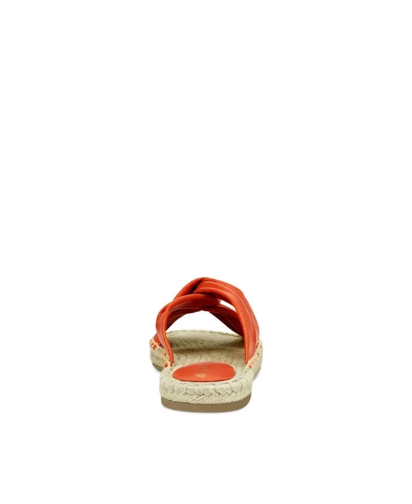 Aerosoles Paramus Women's Leather Slide Sandals - Size: 7.5, Orange
