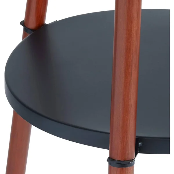 Adesso Walnut Unique Tripod Floor Lamp