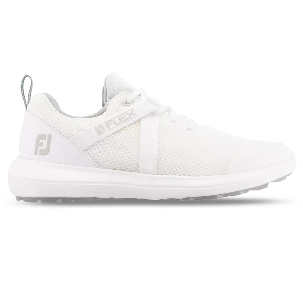 FootJoy Women's Flex Golf Shoes - Size: 6.5 Wide, White