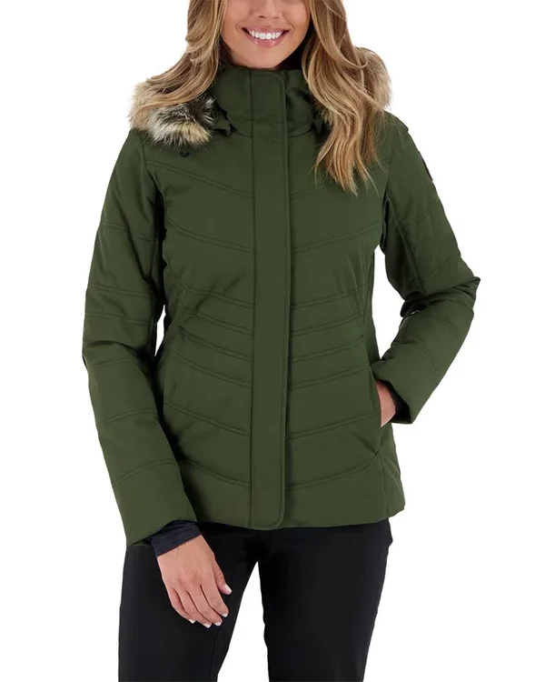 Obermeyer Women's Tuscany II Insulated Jacket Green 8