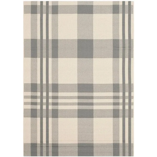 Safavieh Courtyard Area Rug CY6201 Beige, Blue, 6& 7x22 x 9& 6x22