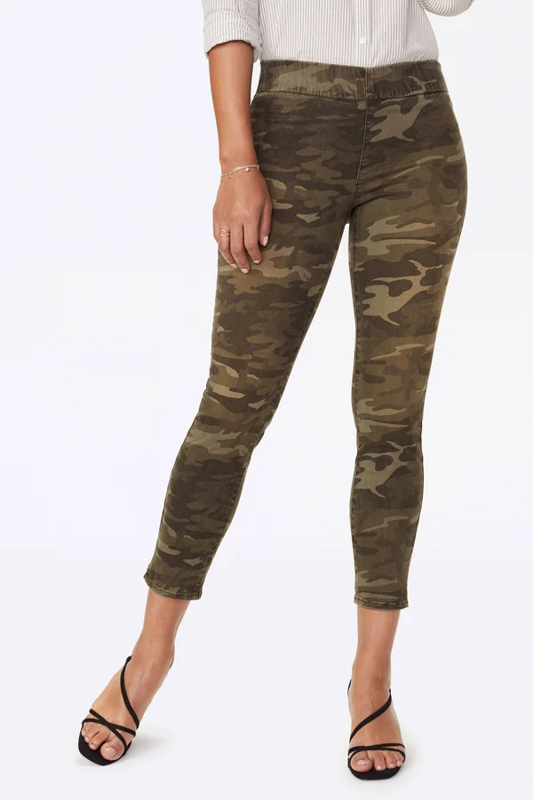 Nydj Pull-On Stretch Jeggings (Plus Size) Camo 20W at Hautelook - Womens Clothing - Womens Plus-Size Jeans & Denim