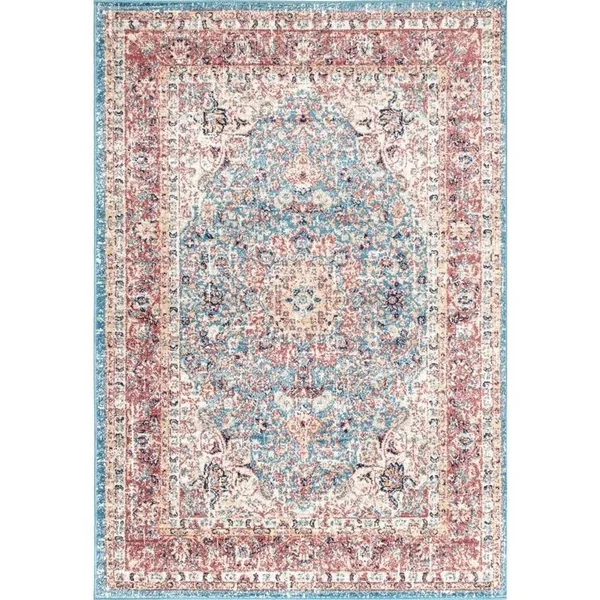 nuLOOM Verona Vintage Persian Red 7 ft. x 9 ft. Area Rug