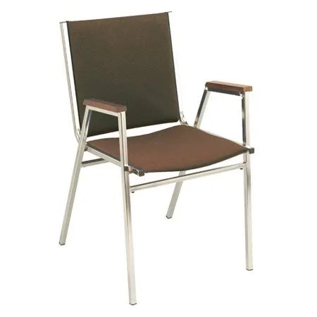 KFI Seating Stacking Chair, Brown