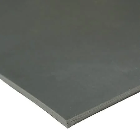Rubber-Cal SBR - Gray 65A Rubber Sheet - 3/16THK x 4x22W x 4x22L 20-156