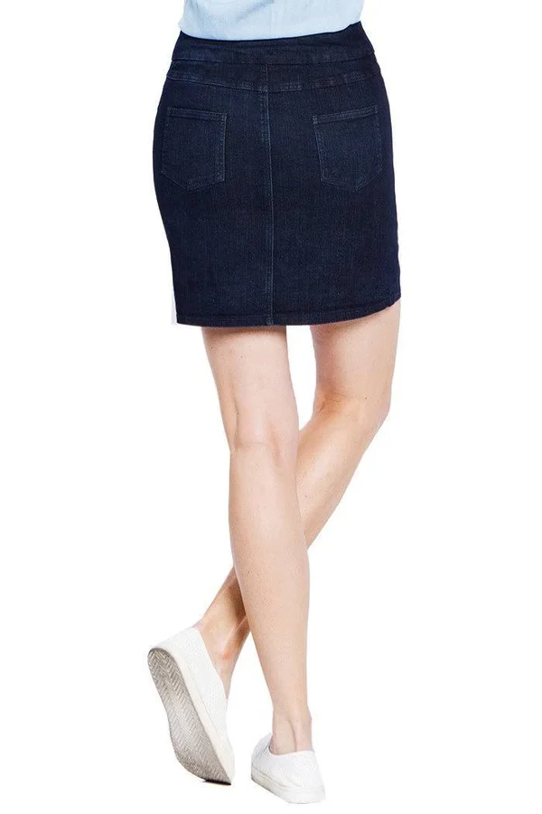 Slimsation Skort - Denim, Female, Island Trends