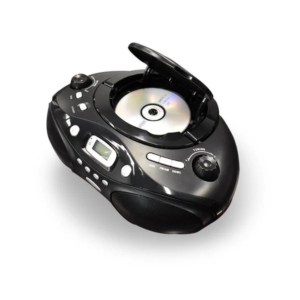 Axess Portable Thunder Blast CD Bluetooth Boombox Black - 14.50 x 10.00 x 6.00