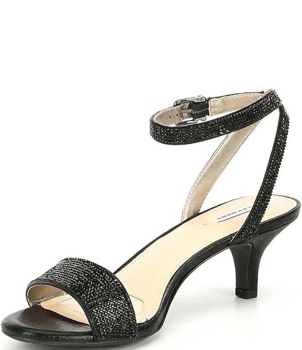 Alex Marie Nallie Shimmer Banded Sandals, Womens, 8.5M, Black - Dillard&s Exclusive