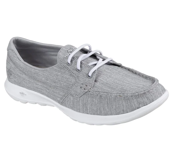Skechers Women's GOwalk Lite Isla Boat Shoe - Gray