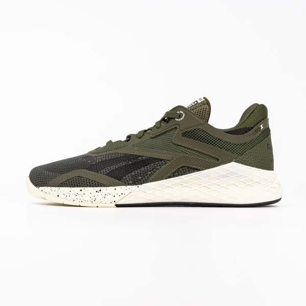 Reebok Men's Nano x Training Shoes - Poplar Green/Black/Alabaster 9.5