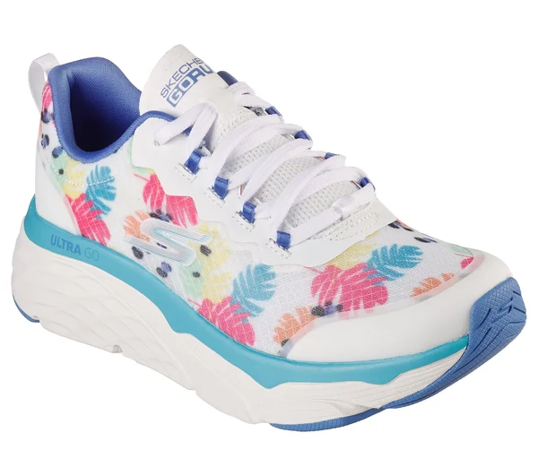 Skechers Max Cushioning Elite - Tropic Heat White - Multi - Size 9.0