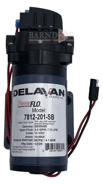 Delavan PowerFlo 2GPM - 60PSI Demand Diaphragm Pump, 7812-201-SB
