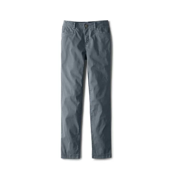 Everyday Girlfriend Ankle Chinos Pants for Women - Storm, Size 16, Orvis
