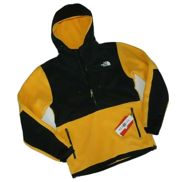The North Face Men's Denali Anorak - Small - TNF Yellow - TNF Black