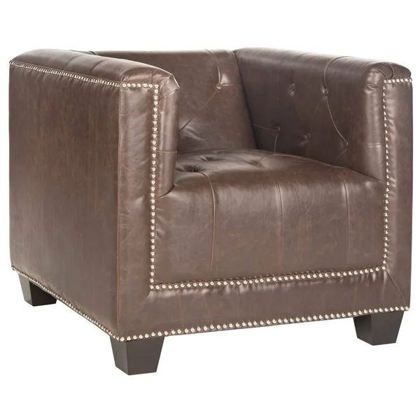 Safavieh Bentley Club Chair - Antique Brown