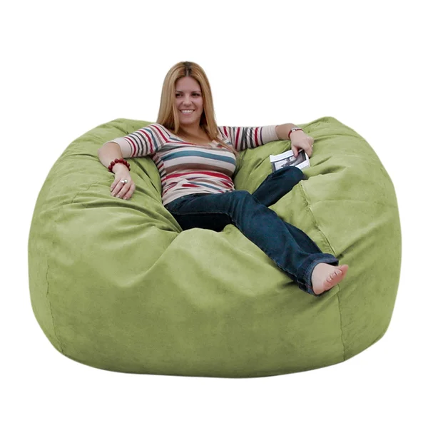 Cozy Sack 5-Feet Bean Bag Chair, Large, Lime