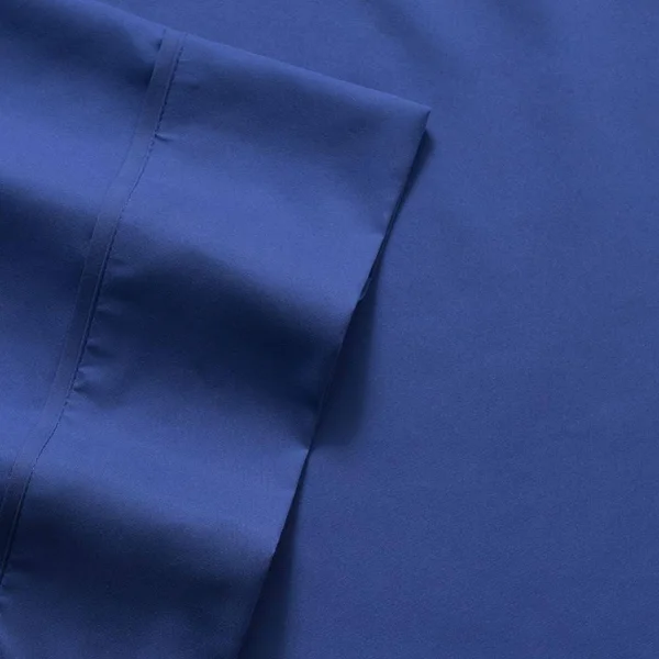 Sweet Home Collection 1500 Thread Count Sheet Set, Dark Blue RV Queen