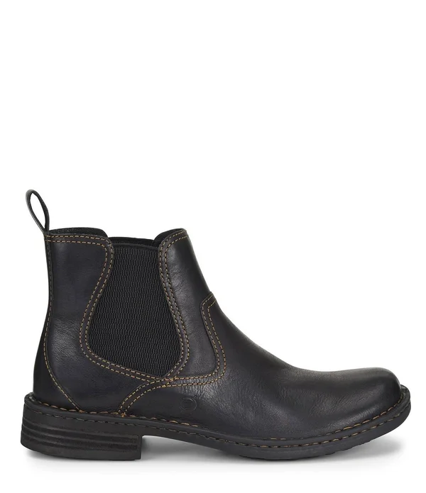 Born Men's Hemlock Leather Chelsea Boots, Mens, 15M, Brown