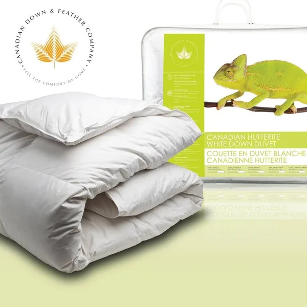 Canadian Down & Feather Company All Season Warmth Hutterite White Down Comforter (Queen)