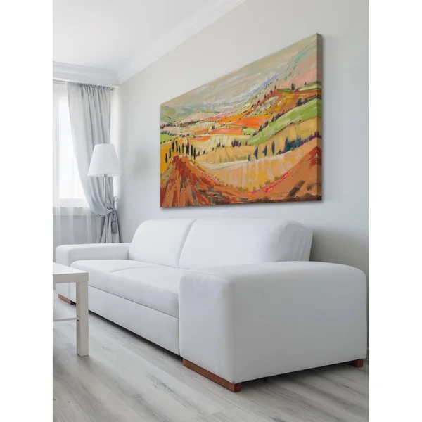 Tuscany XI Painting Print on Wrapped Canvas - Size: 30 inch x 45 inch