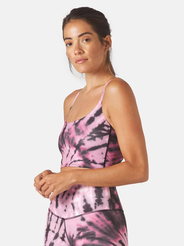 Glyder Women's Pure Bra - Large - Berry Tie-Dye