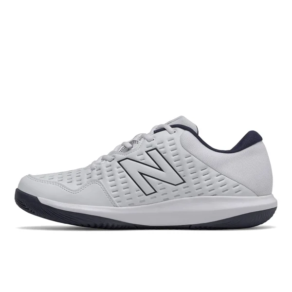New Balance Men's 696v4 Tennis Shoes - White/Navy (Size 12)