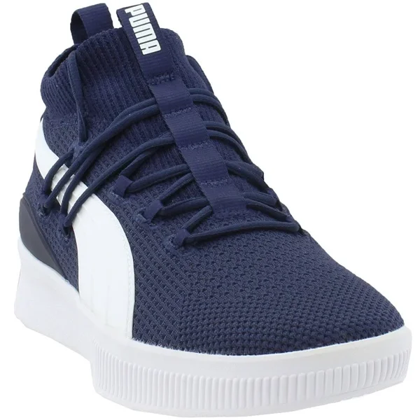 Puma Clyde Court Core Basketball Shoes, Peacoat, 16