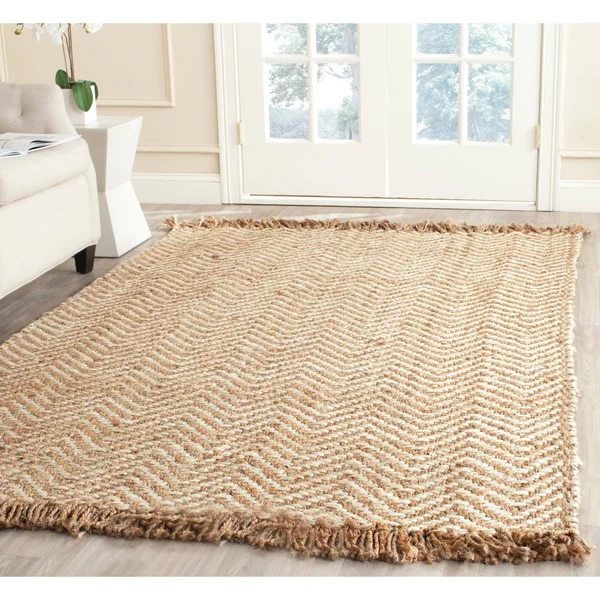 Safavieh Natural Fiber Bleach & Natural 2&-6x22 x 10& Rug