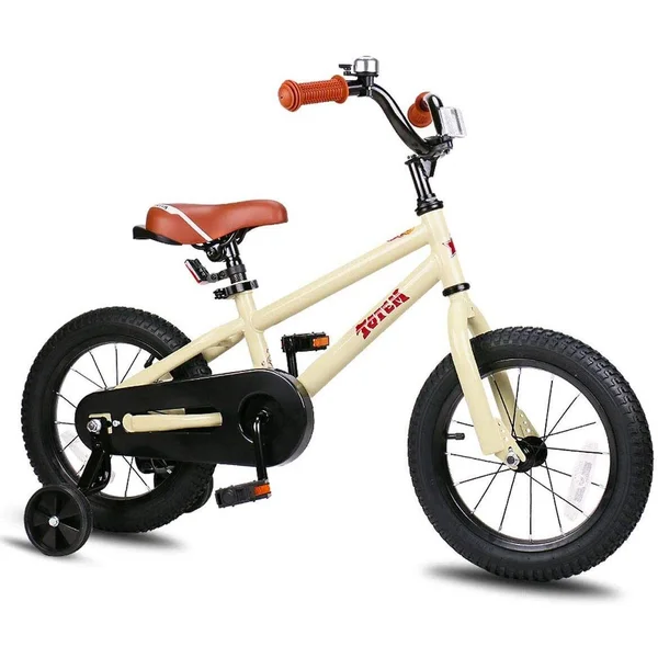 Joystar Totem Series Premium Steel Body 18 inch Kids Bike with Kickstand - Ivory