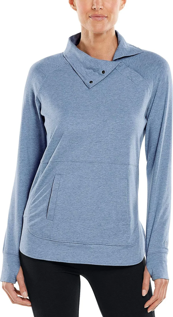 Coolibar UPF 50+ Women's Sea Breeze Funnel Neck Top - Sun Protective
