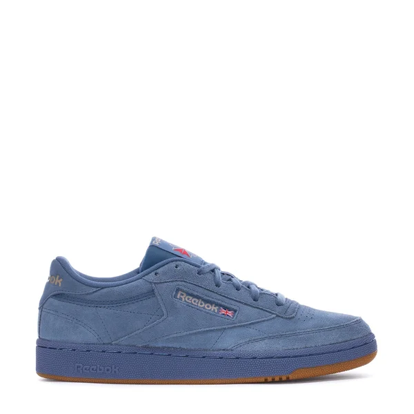 Reebok Club C 85 Blue Slate/Modern Beige/Gum Men's Shoes, Light Blue, Size: 10.5, Leather