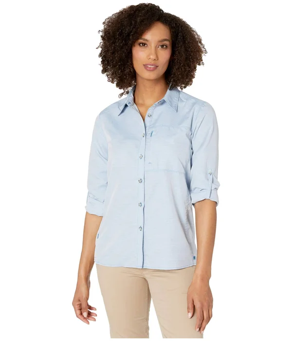 Mountain Hardwear Canyon Long Sleeve Shirt Women's, Deep Lake, Medium