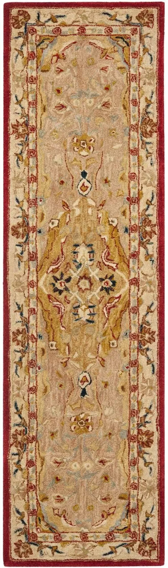 Safavieh Anatolia Gold/Ivory Area Rug; Round 6&