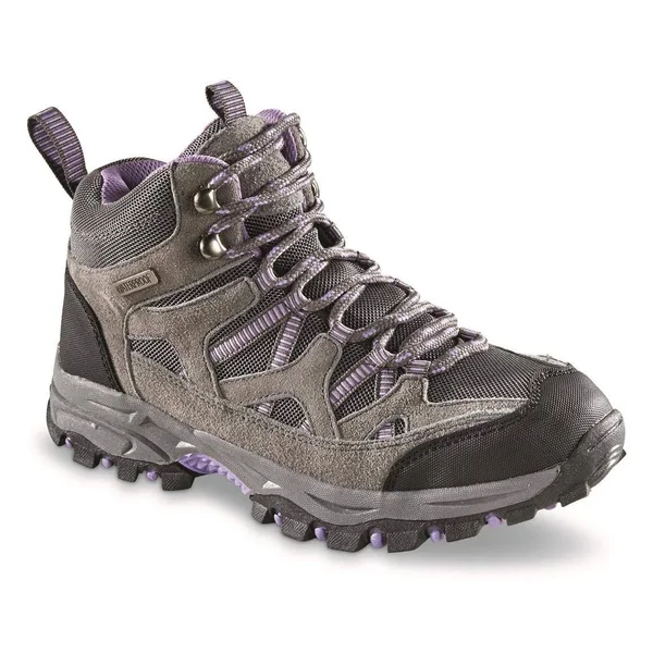 Itasca Women's Vista Hiking Boots - 10B, Gray/Purple