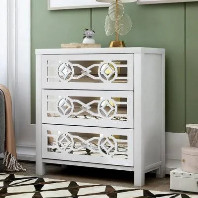 Shoreview 3 Drawer Accent Chest House of Hampton Color: White