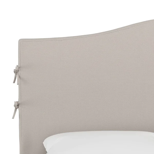 Queen Slipcover Headboard Linen Putty - Simply Shabby Chic
